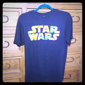 Black with Tie Die Star Wars T shirt.